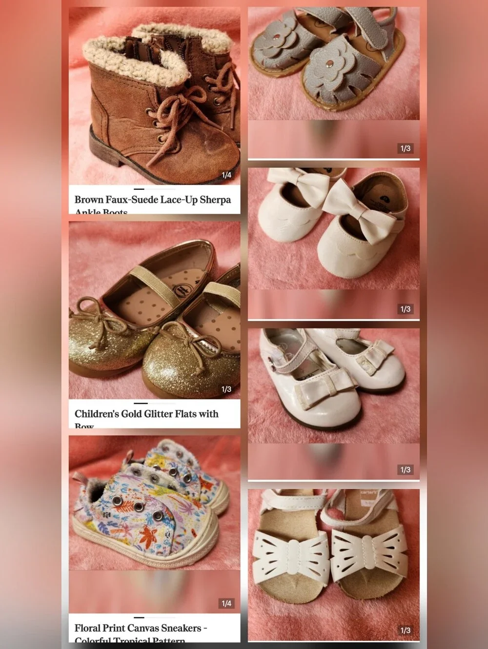 Multi Pack Of Toddler Girl Shoes
